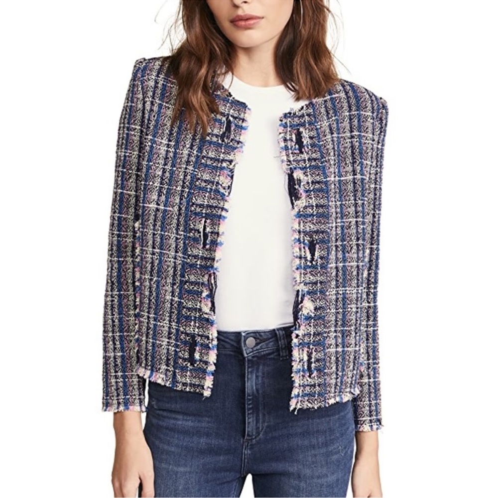 Iro | Revolve Open Front Frannie Tweed Jacket In … - image 3